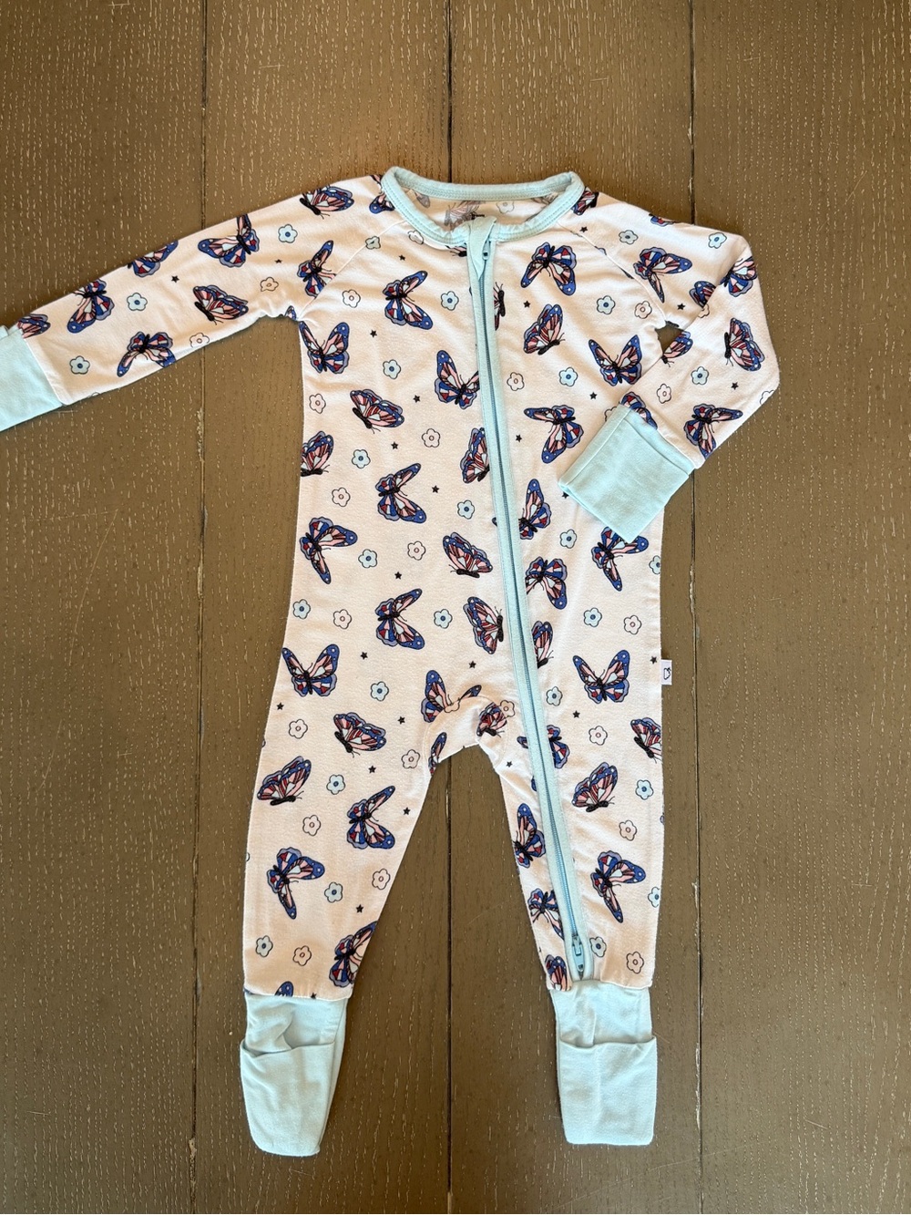 Dream Big Little Co. x Destiny Baby Girls’ Bamboo Zipper Sleeper • Size 3-6M
